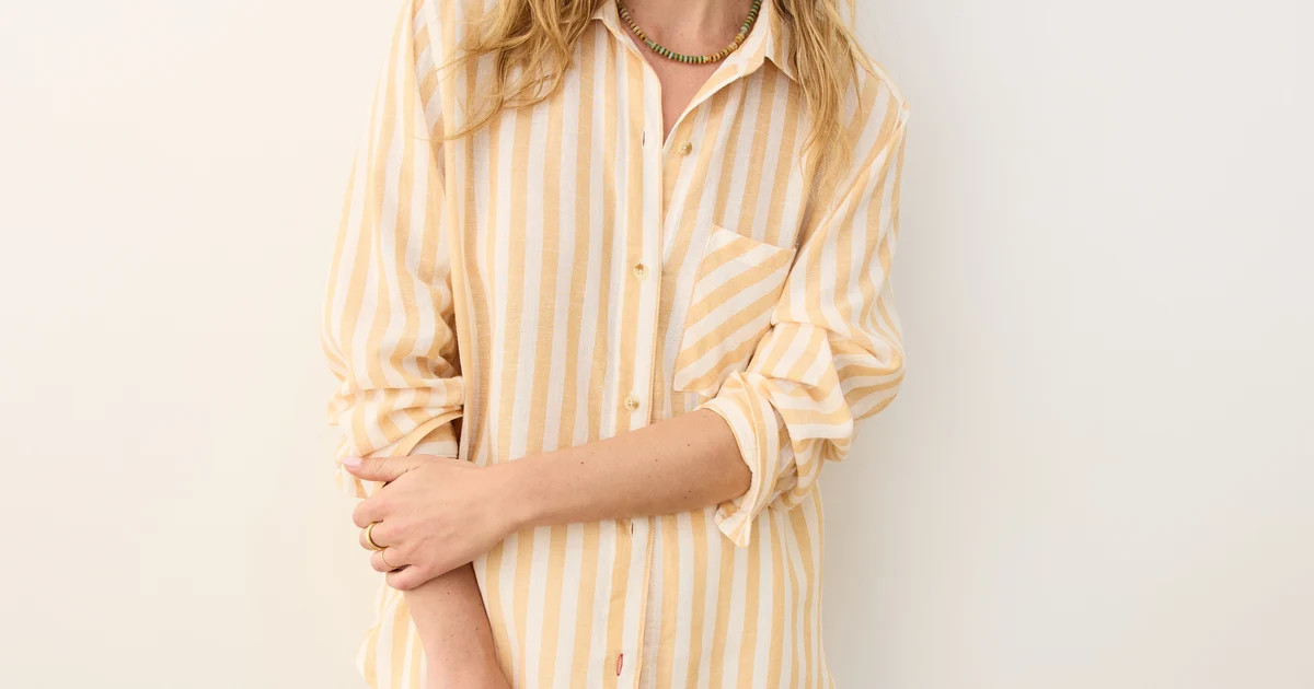 Jane Relaxed Linen Shirt | Marine Layer