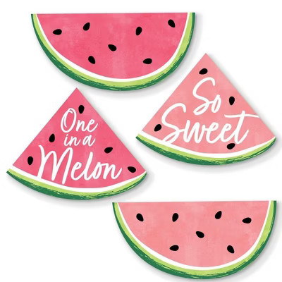 Big Dot of Happiness Sweet Watermelon - DIY Shaped Fruit Party Cut-Outs - 24 Count | Target