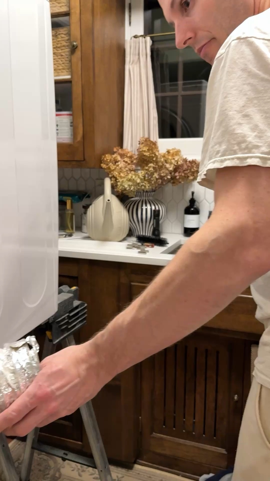 Our dryer was not drying fabrics very well so I was going to hire a pro. But my husband said he’d handle it and cleared our vent for MUCH less! Now our more than 10 yr old dryer works perfectly. Def recommend cleaning your vent. 

#LTKHome