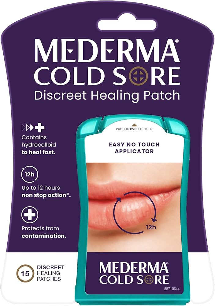 Mederma Fever Blister Discreet Healing Patch - A Patch That Protects and Conceals Cold Sores - 15... | Amazon (US)