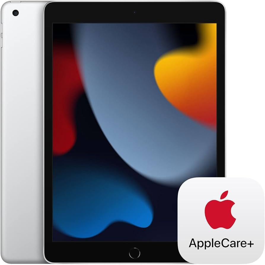 Apple 2021 10.2-inch iPad (Wi-Fi, 64GB) - Silver with AppleCare+ (2 Years) | Amazon (US)