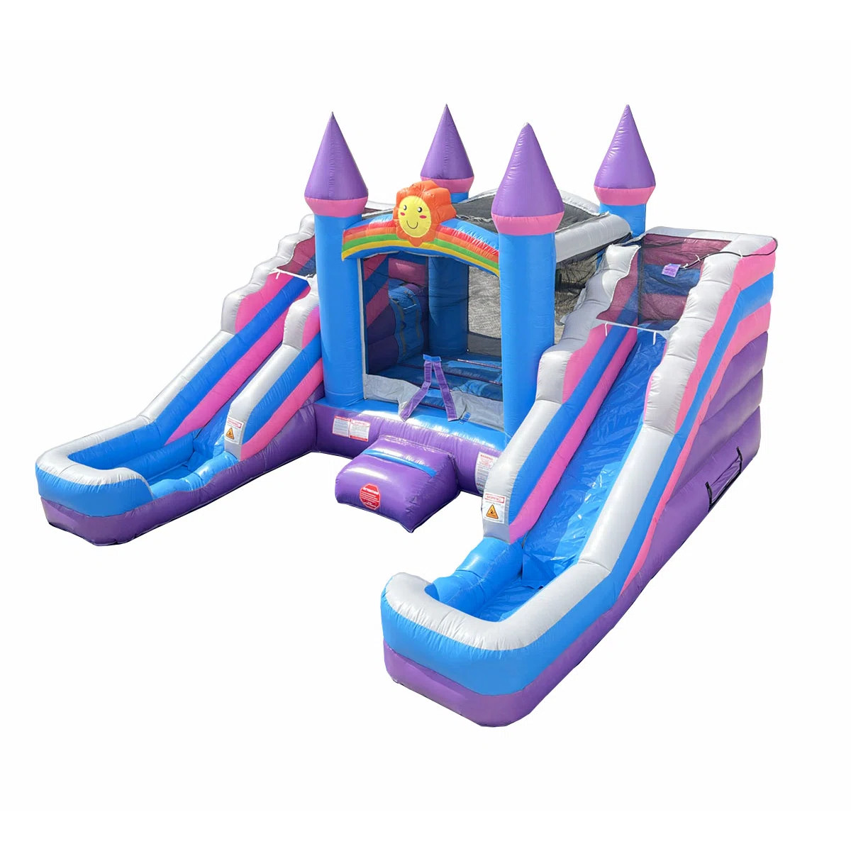 15' x 16.5' Bounce House with Water Slide and Air Blower | Wayfair North America