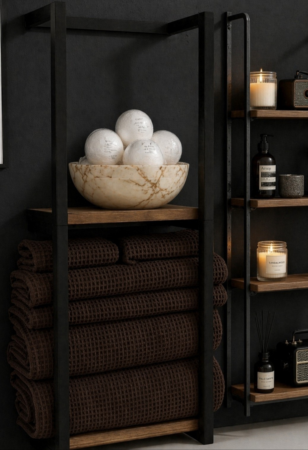 Simple Bathroom aesthetic decor that makes my bathroom look and feel expensive. #Bathroom #HomeDecor #InteriorDesign #ShelfDecor 

#LTKHome #LTKselfcare #LTKSaleAlert