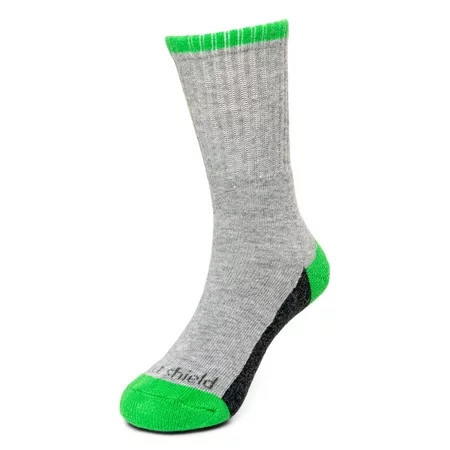 Insect Shield Kids Sport Crew Socks Grey Heather Large | Walmart (US)