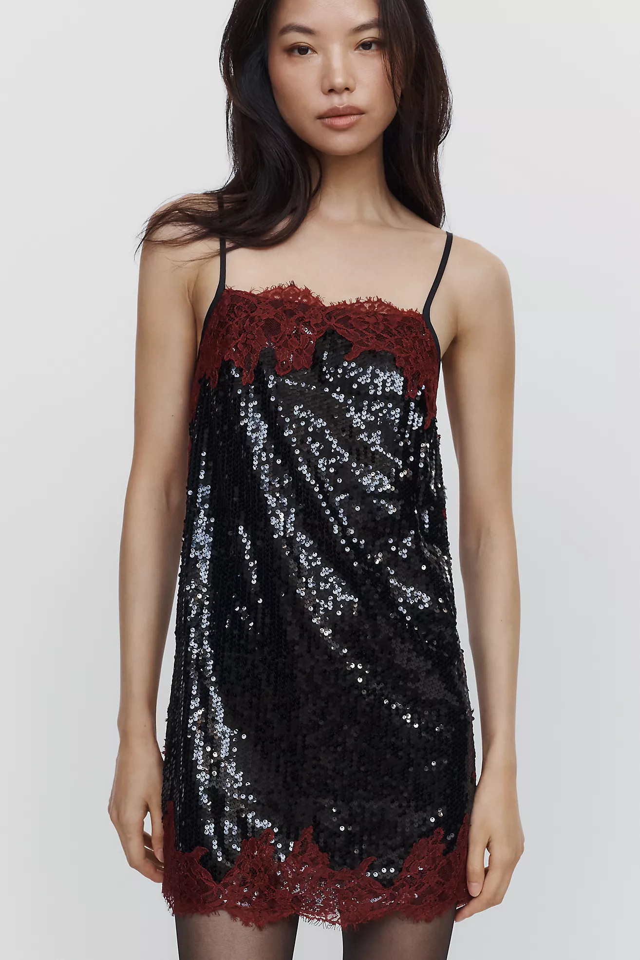 Sunday in Brooklyn Sequin Slip Mini Dress | Anthropologie (US)