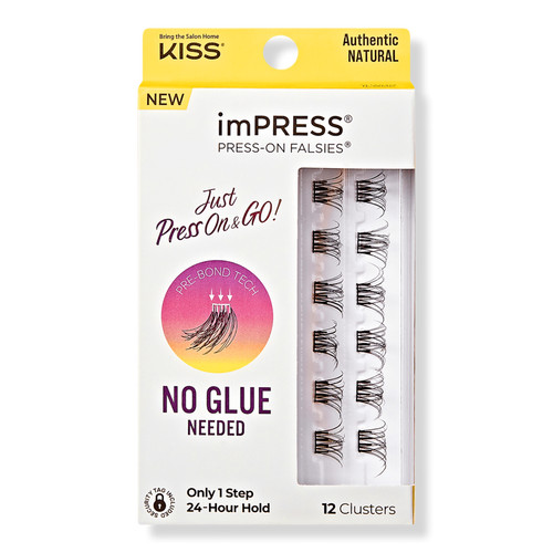 imPRESS Press-On Falsies Eyelash Clusters, Authentic Natural | Ulta