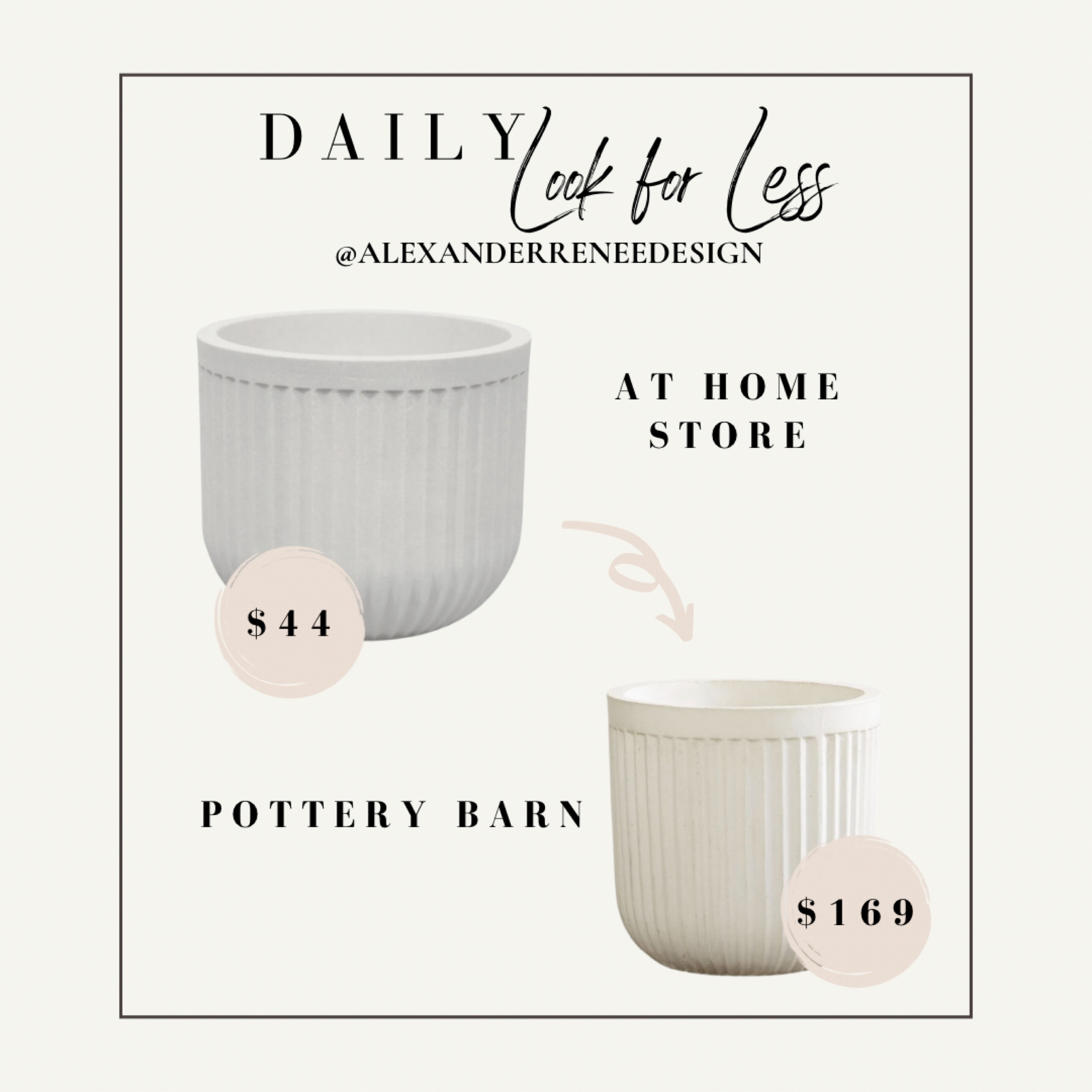 The best modern planter in various sizes at a steal 

#LTKSale #LTKhome #LTKsalealert