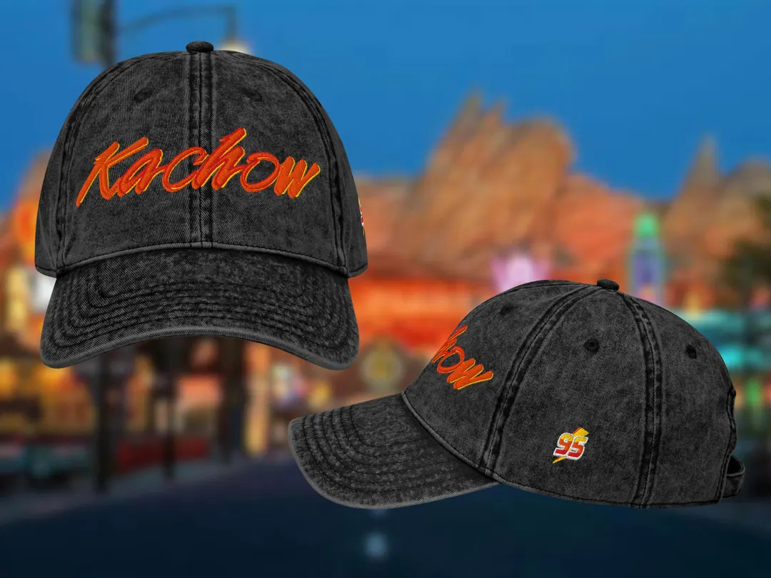 Lightning Mcqueen Ka-chow Embroidered Disney Dad Hat - Etsy | Etsy (Global)