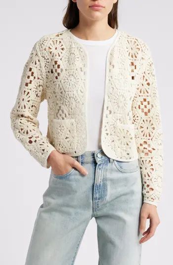 Crop Knit Jacket | Nordstrom