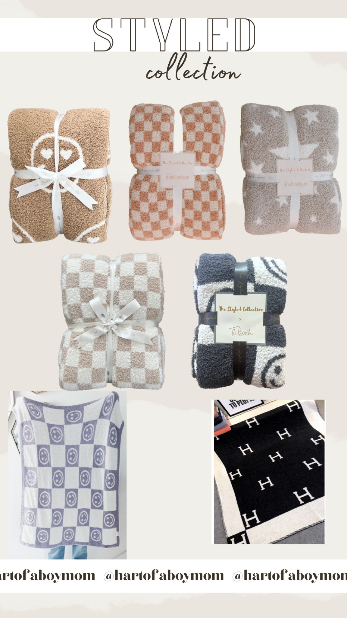 Styled collection blankets! Great gift idea for anyone! 

#LTKfindsunder100 #LTKGiftGuide #LTKHoliday