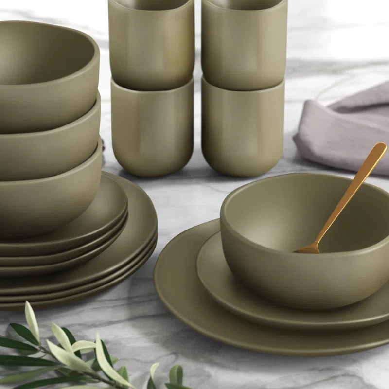Stone Lain Tom 16-Piece Dinnerware Set Stoneware | Wayfair North America