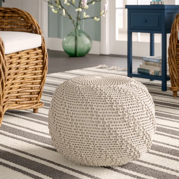 Knitted Pouf | Wayfair North America