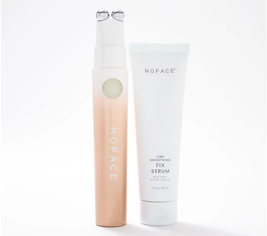NuFACE The FIX Line Smoothing Device & Serum Auto-Delivery - QVC.com | QVC