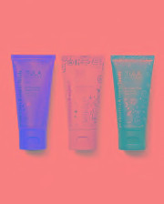 exfoliating facial scrub trio | Tula Skincare
