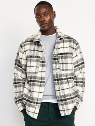 Cozy-Lined Sherpa Shacket | Old Navy (US)