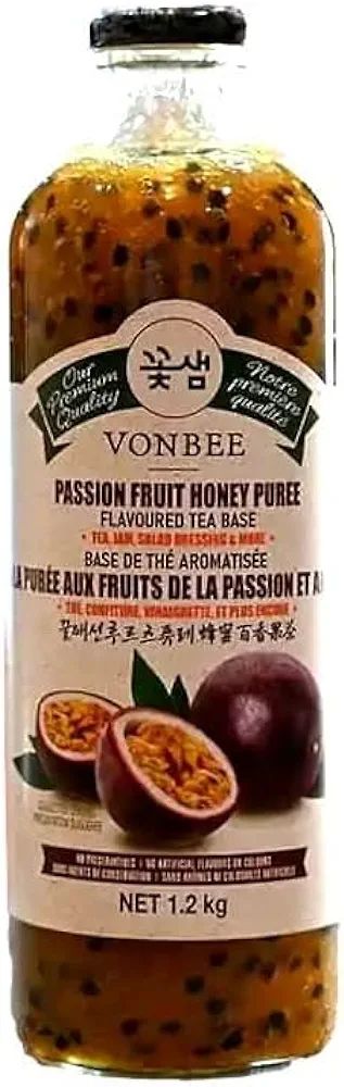 Al Amin Foods Vonbee Passion Fruit Honey Puree. One Bottles 42.32oz/ 2.6lb. Quite good and very v... | Amazon (US)