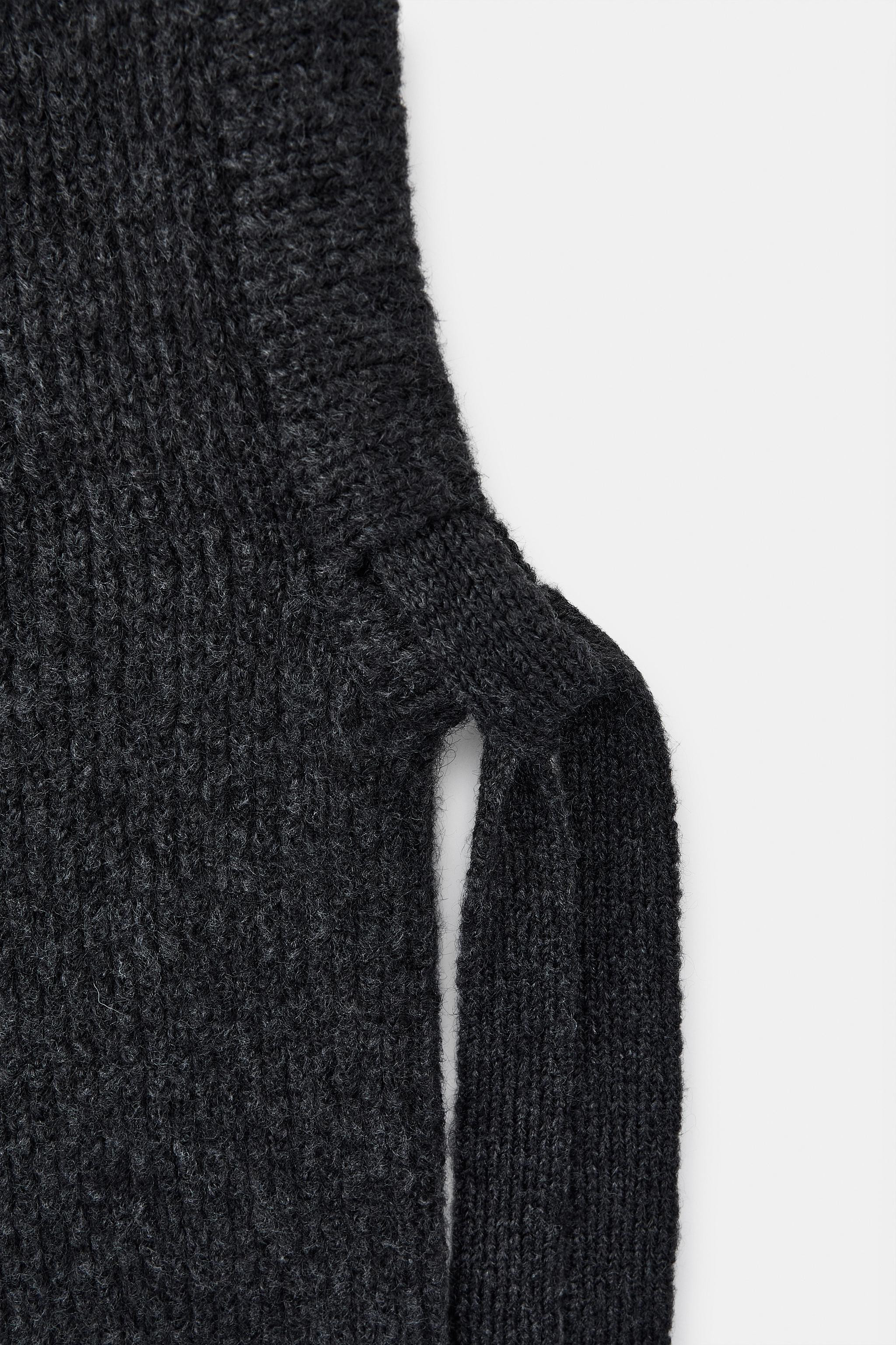 RIBBED KNIT HOOD | Zara UK