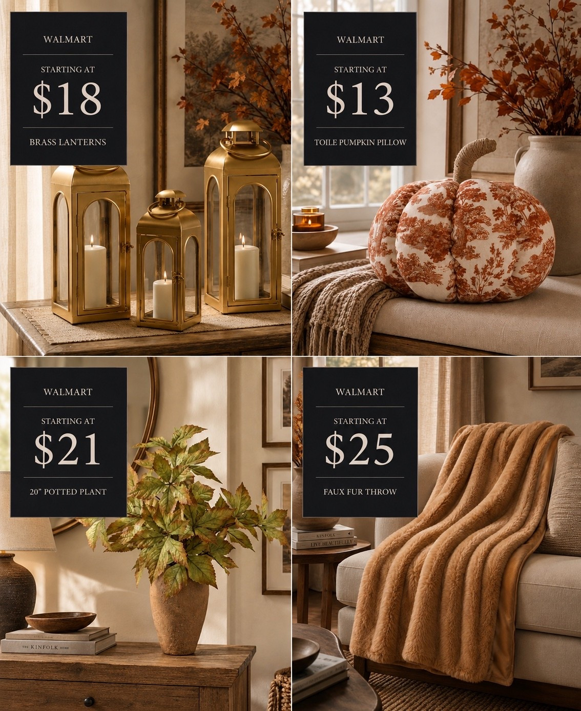 Shop Walmart Fall decor! Fall home Walmart finds.

Comment SHOP below to receive a DM with the link to this post on my LTK ⬇ https://liketk.it/6loTR

#LTKHome #LTKSaleAlert #LTKSeasonal