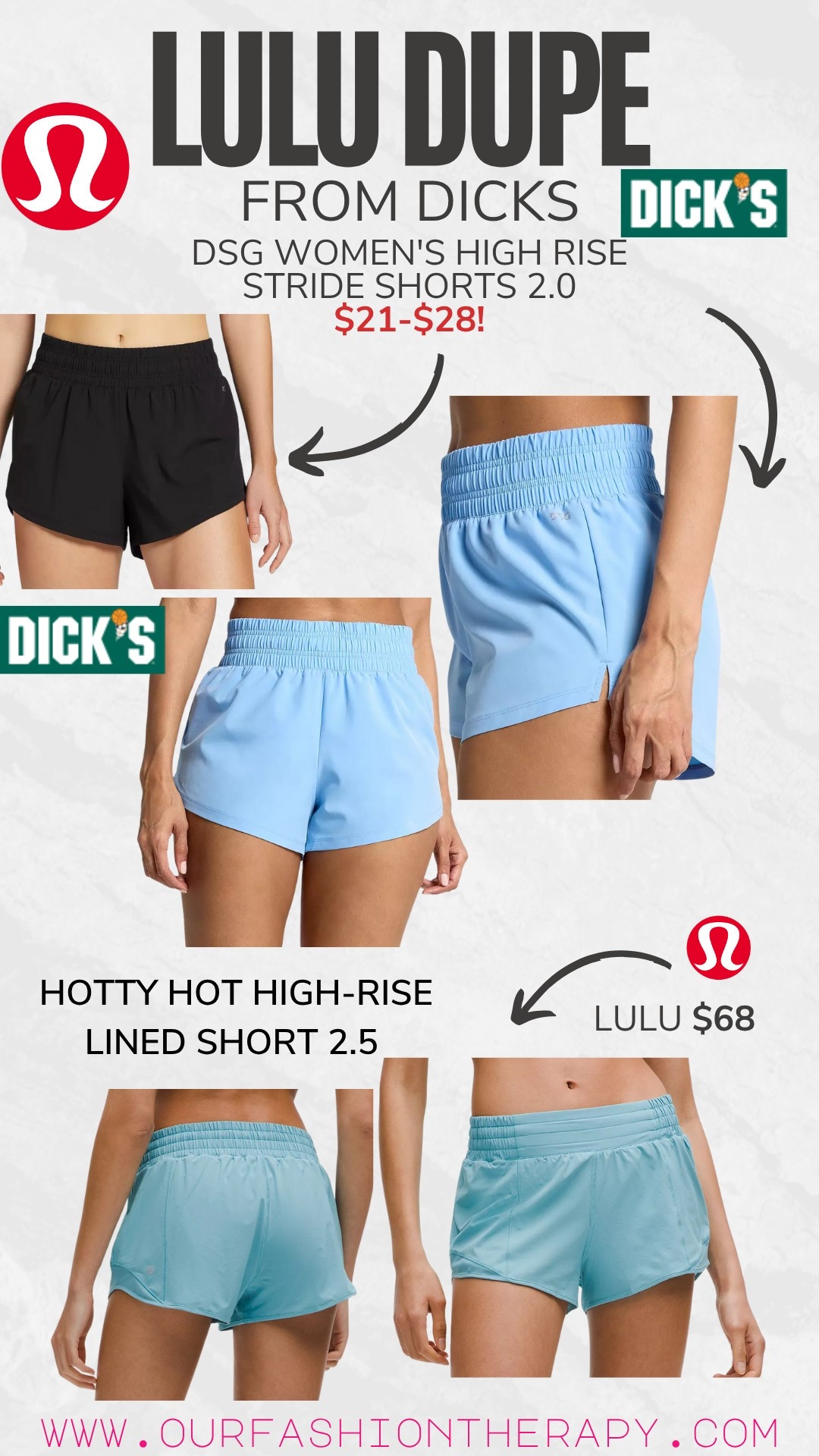Lululemon dupe shorts from Dick’s Sporting Goods 

#LTKSaleAlert #LTKFindsUnder50 #LTKStyleTip