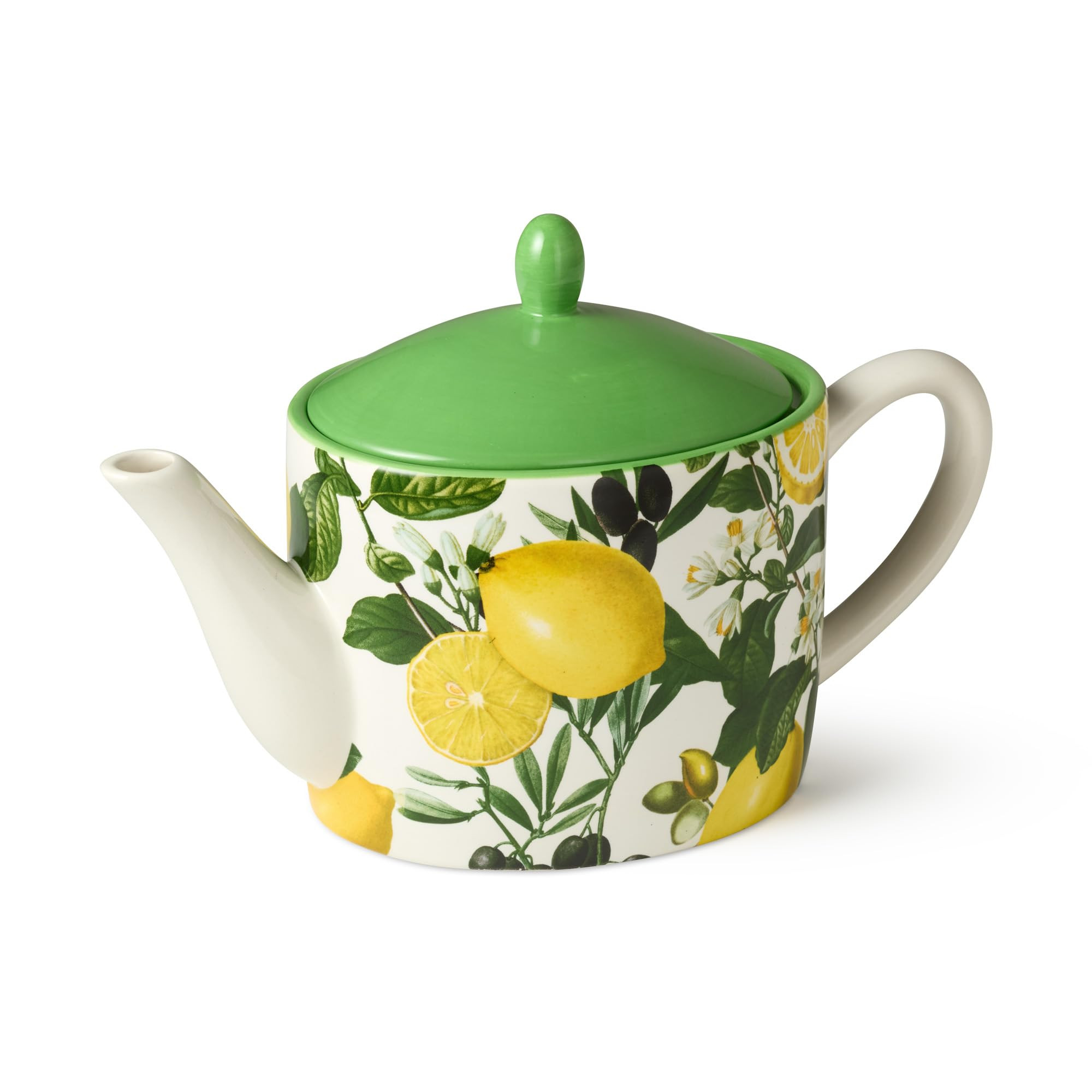 Limone 40 oz. Ceramic Teapot - Lemon-Shaped, Durable and Dishwasher-Safe, Mediterranean-Inspired ... | Amazon (US)