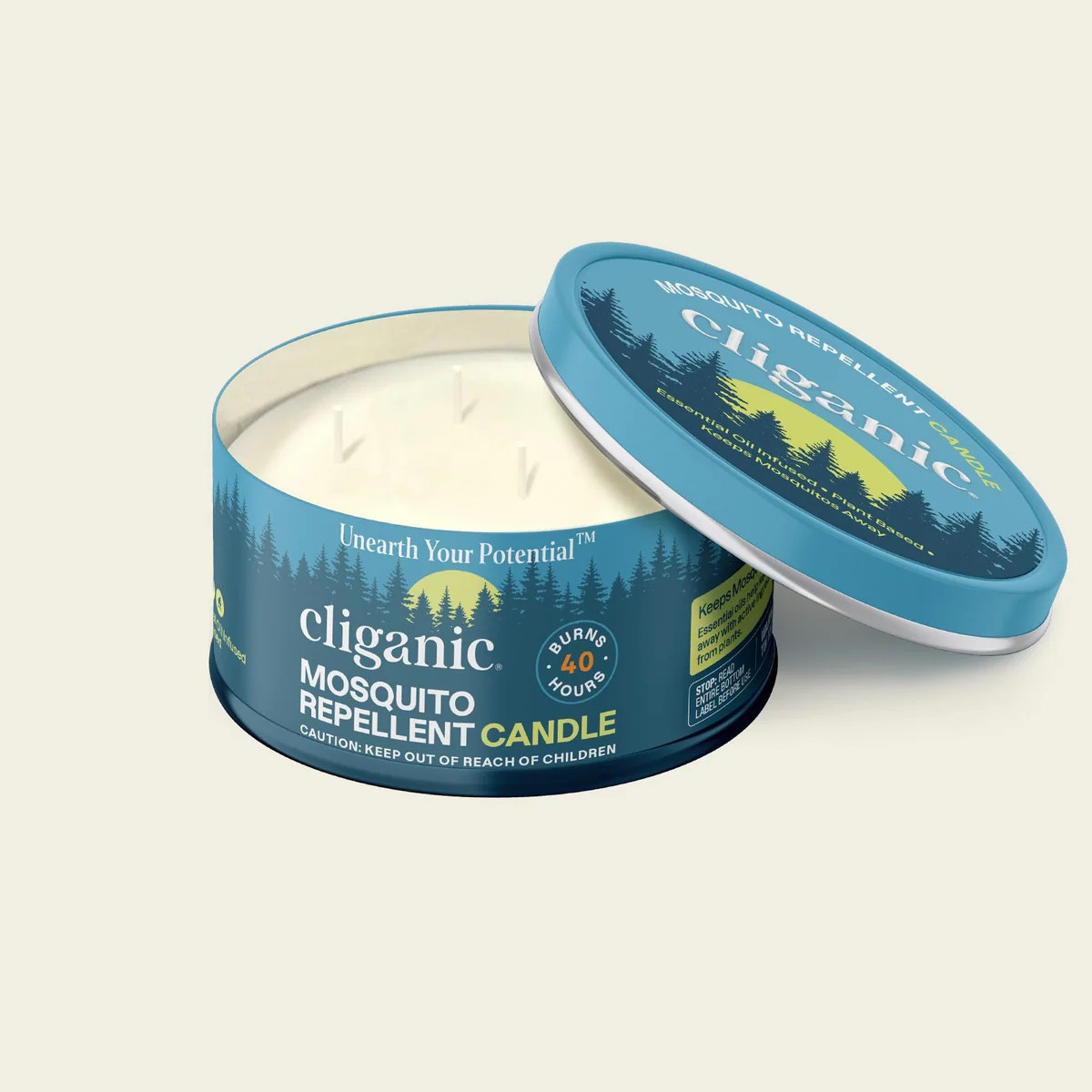 Mosquito Repellent Candle - XL (22oz) | Cliganic