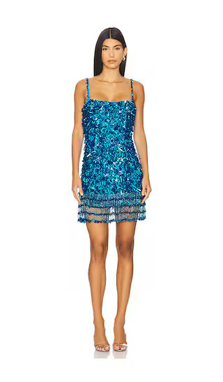 Rachel Gilbert Posie Mini Dress in Blue. - size 0 | Revolve Clothing (Global)