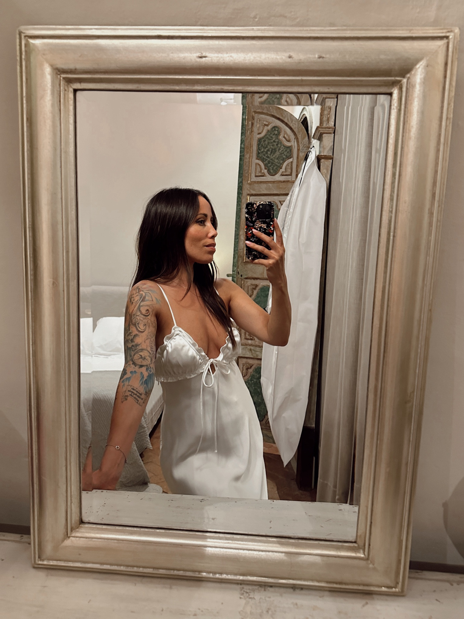 With all the wedding planning I made sure to also try and plan out what I would want to wear for each of these special occasions and nighttime outfits and wedding lingerie were also on the list. This sweet dress I picked up at Zara but will link some similar ones. What I love is that now it’s in my closet and I have it for when we go away, or even at home with a cardigan, and it brings back sweet memories and still feels just as fancy as it did that evening, the night before our wedding. 🤍

#LTKWedding #LTKHome #LTKStyleTip