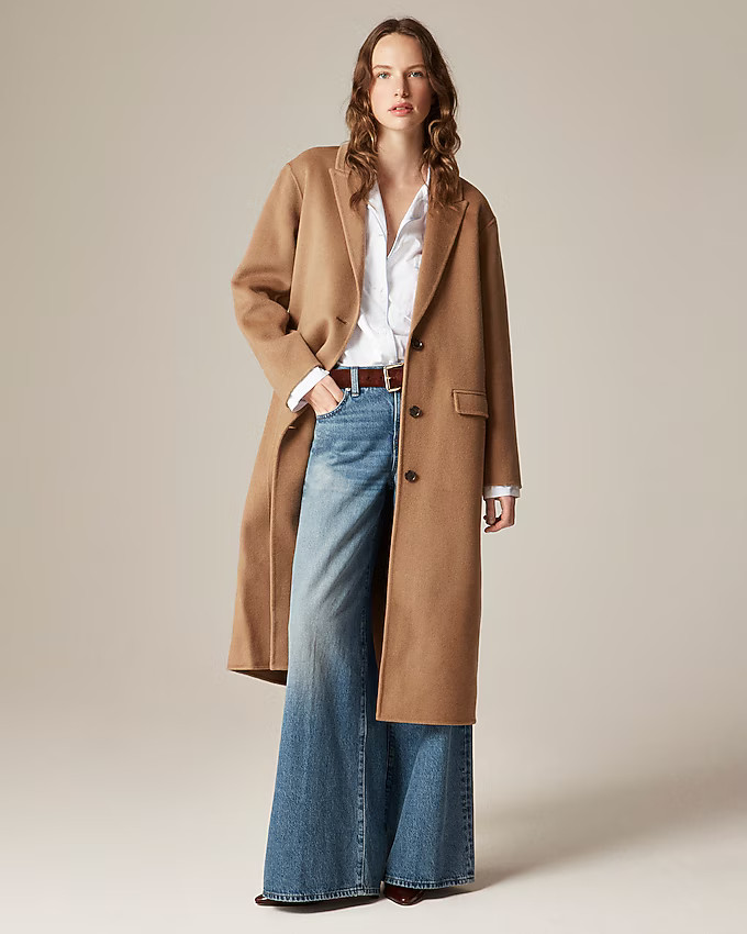 Chiara topcoat in Italian double face | J. Crew US