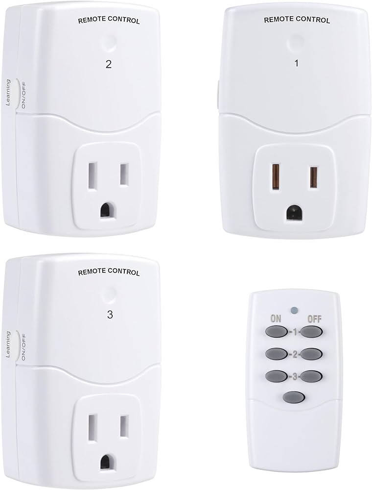 BN-LINK Mini Wireless Remote Control Outlet Switch Power Plug In for Household Appliances, Wirele... | Amazon (US)