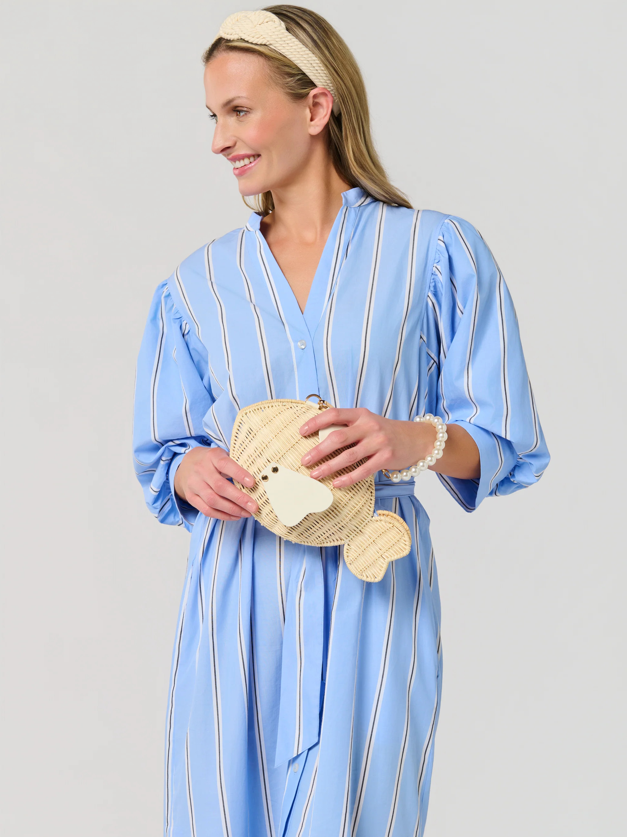 Shiraleah Marina Fish Bag, Natural | Shiraleah