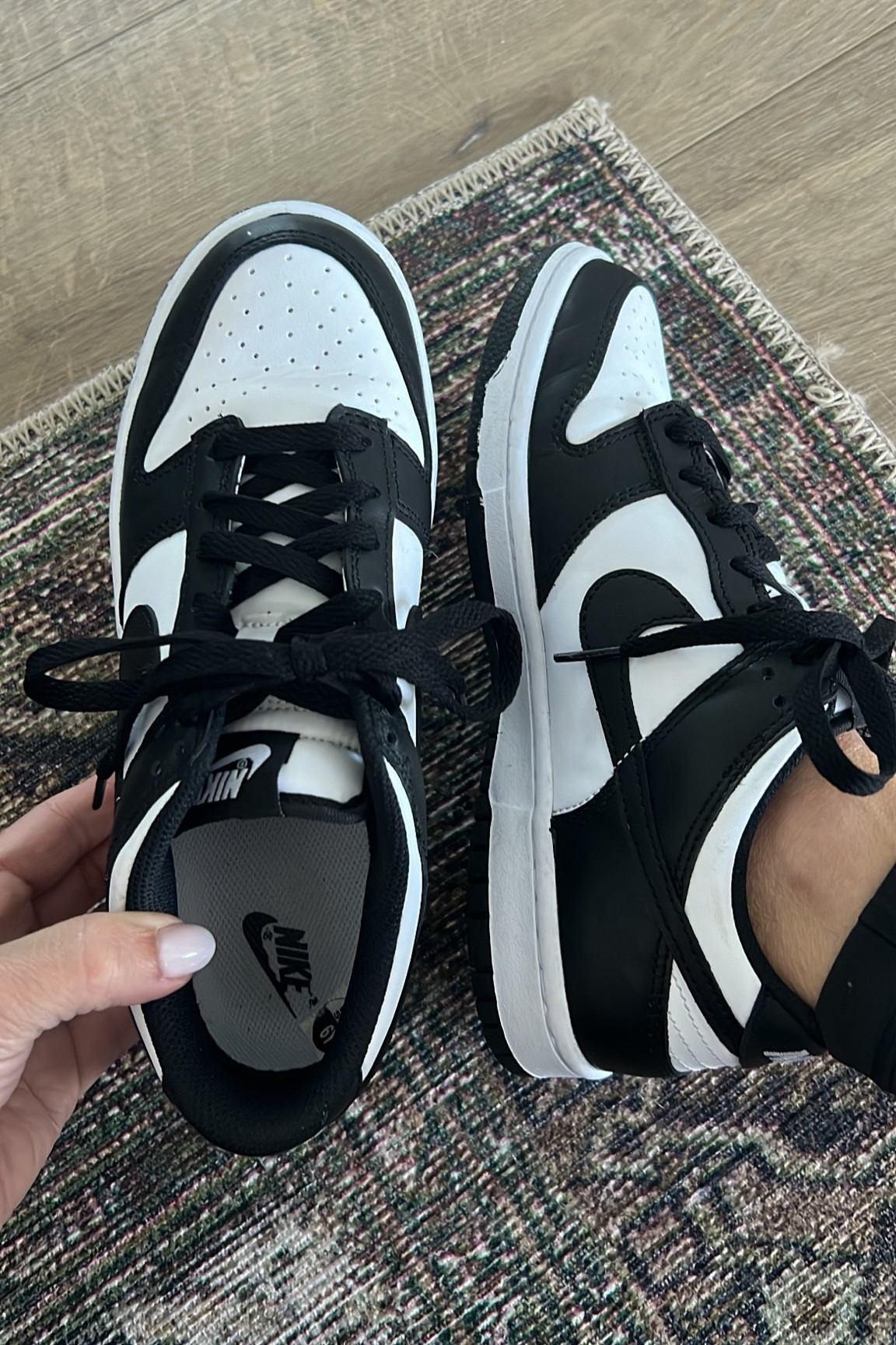 Nike Dunks
Obsessed with my new dunks. I've worn them with jeans and now I wear them to my lift workout class. Love the look and so comfortable. I am a womens 7.5 and bought a youth 6. Saved me $25!! 

#LTKover40 #LTKfitness #LTKshoecrush