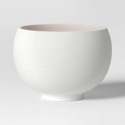 Large Ceramic Textured Planter White - Threshold™ | Target