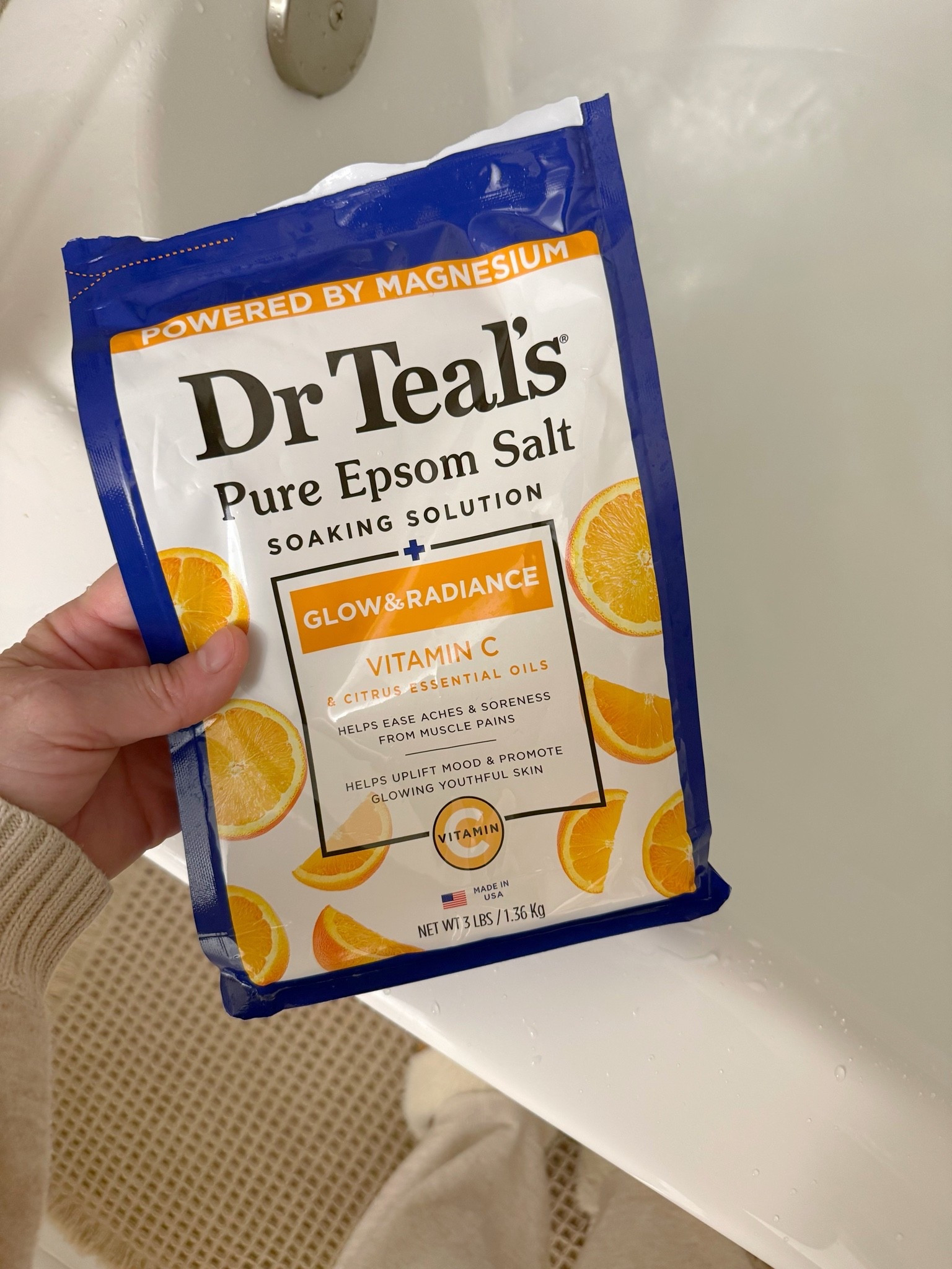 The perfect end to my long weekend 🍊🛁



#epsonsalt #bathtime #bath #selfcare #nighttimeroutine #drteals

#LTKselfcare #LTKmomlife