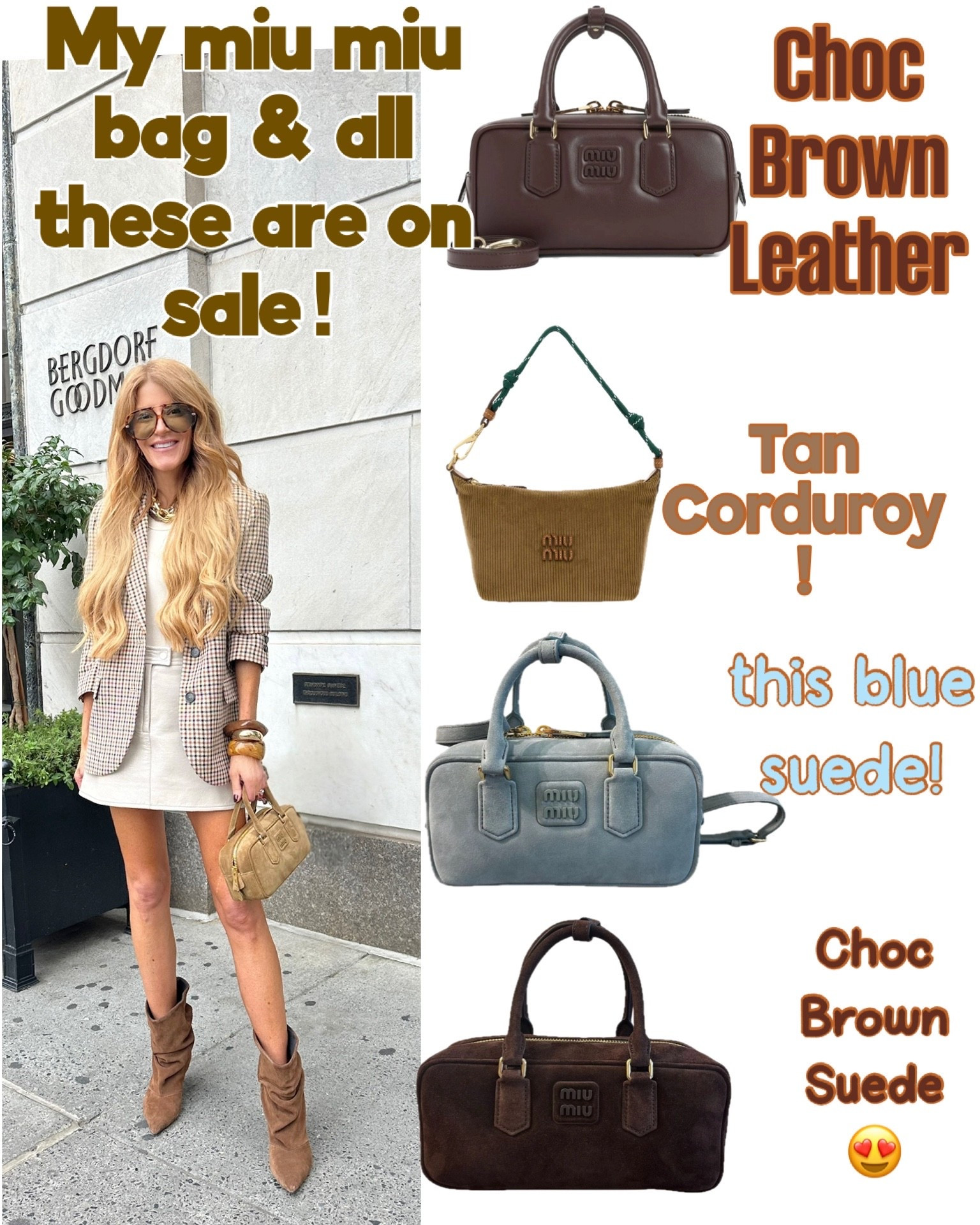 Miu miu bags on sale 
I love mine! Has a crossbody strap too

#LTKFindsUnder100 #LTKSaleAlert #LTKHoliday