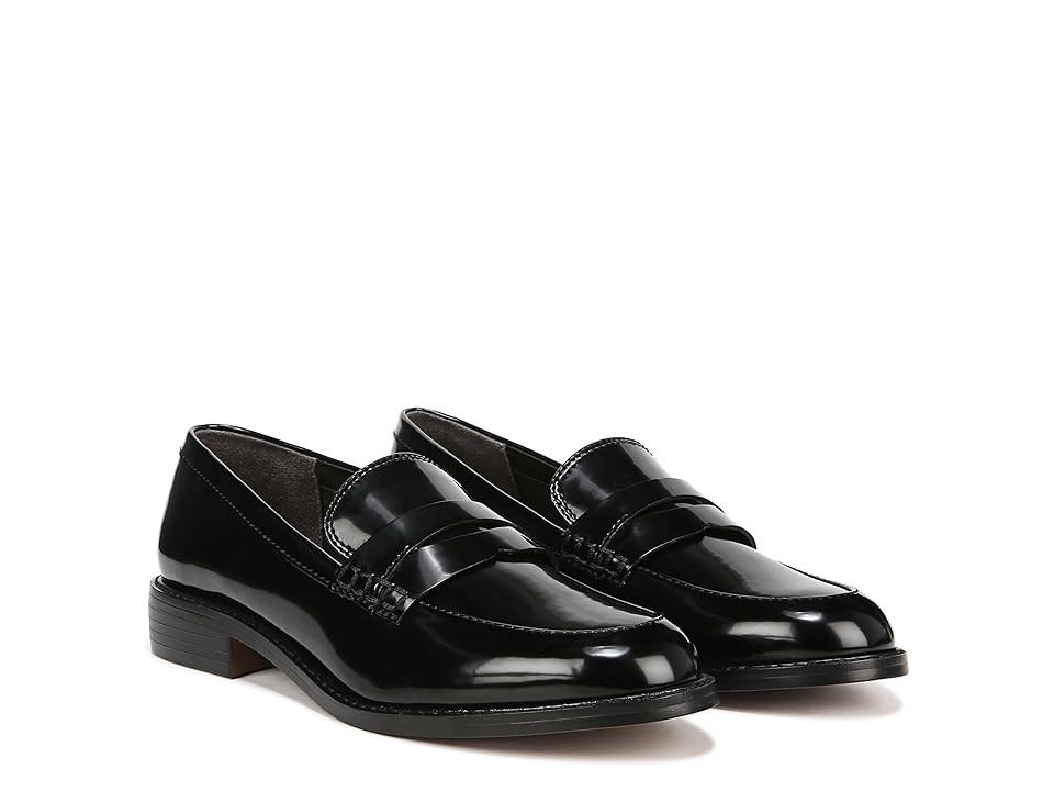 Franco Sarto Alora Slip-On Women's Flat Shoes Black Patent Faux Leather : 8.5 M | Zappos