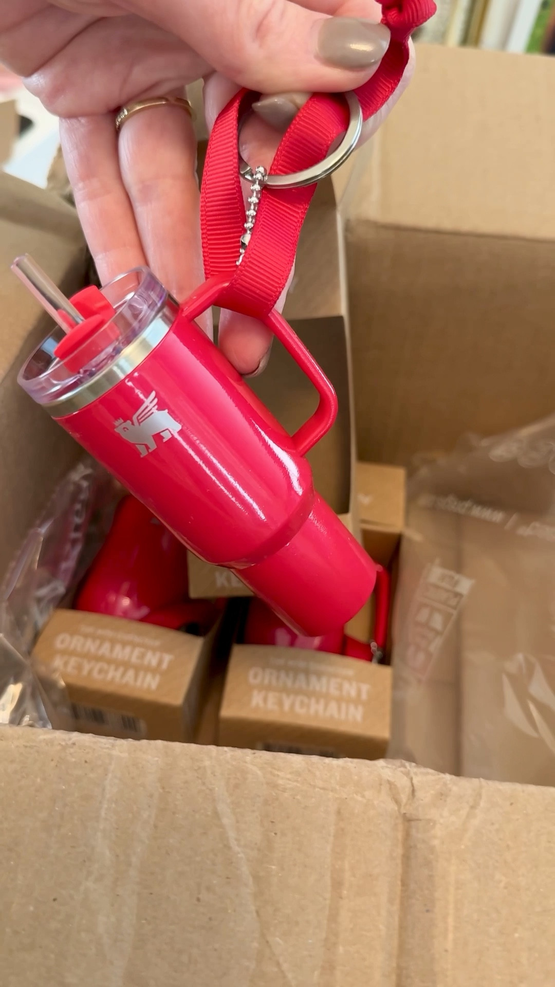 OMG the cutest mini Stanley ornaments from Target!! The girls will love these! They can also be a keychain and it comes in gold. ♥️

#LTKVideo #LTKHoliday #LTKGiftGuide