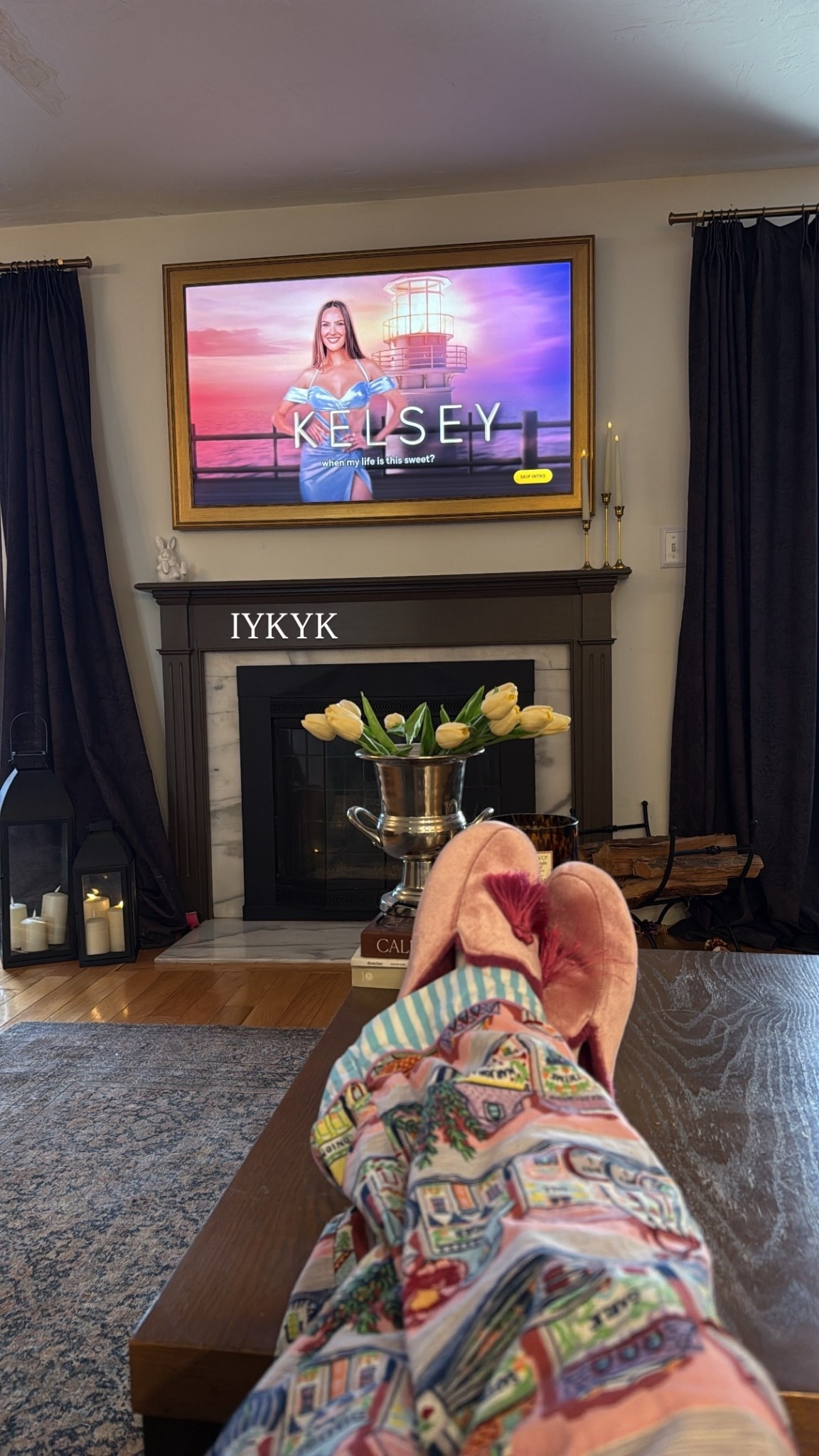 Slippers with tassels, high end slippers and Lenox spice village print fresh pajama set @bravotv  @lenox  @printfresh

#LTKHome