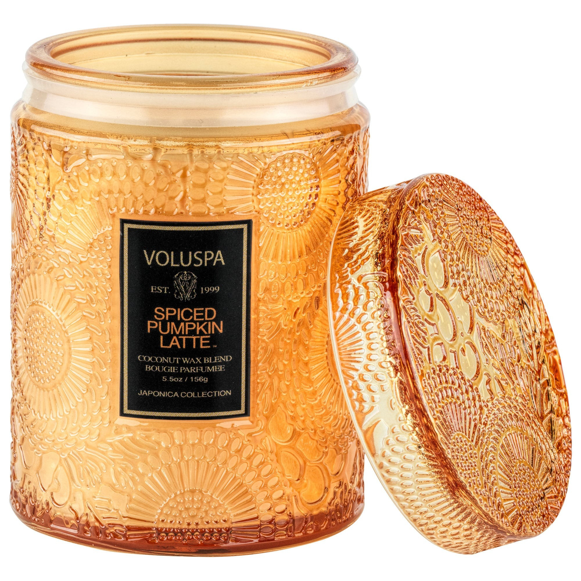 VOLUSPA Mini Spiced Pumpkin Latte Glass Candle 5.5 oz/ 156 g | Sephora (US)