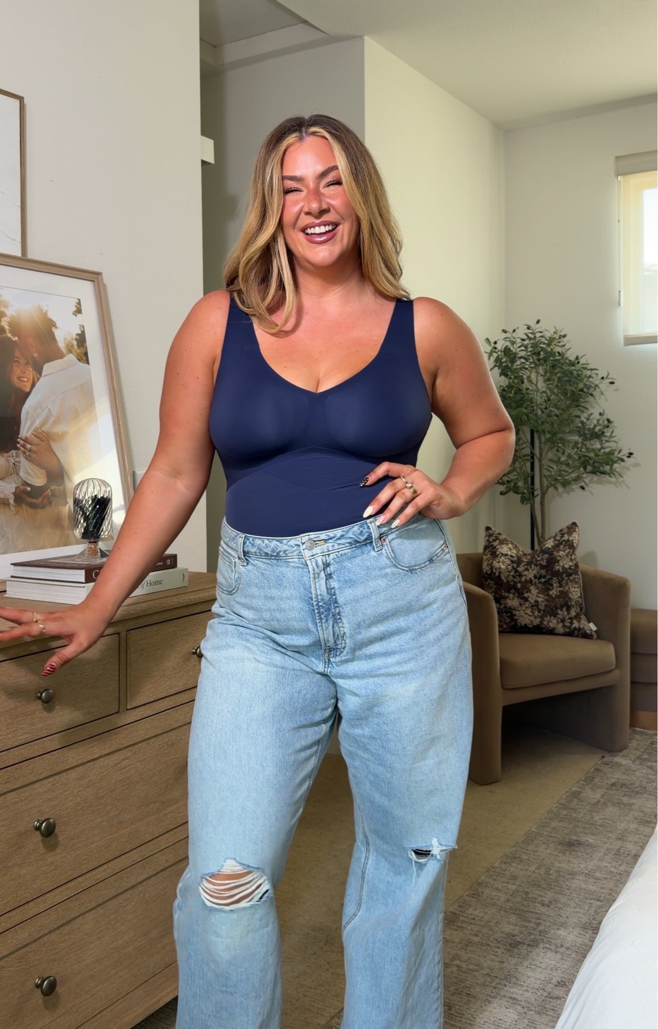 wearing an xl in this top & a 34 long in these pants!

#LTKootd #LTKMidsize #LTKTall