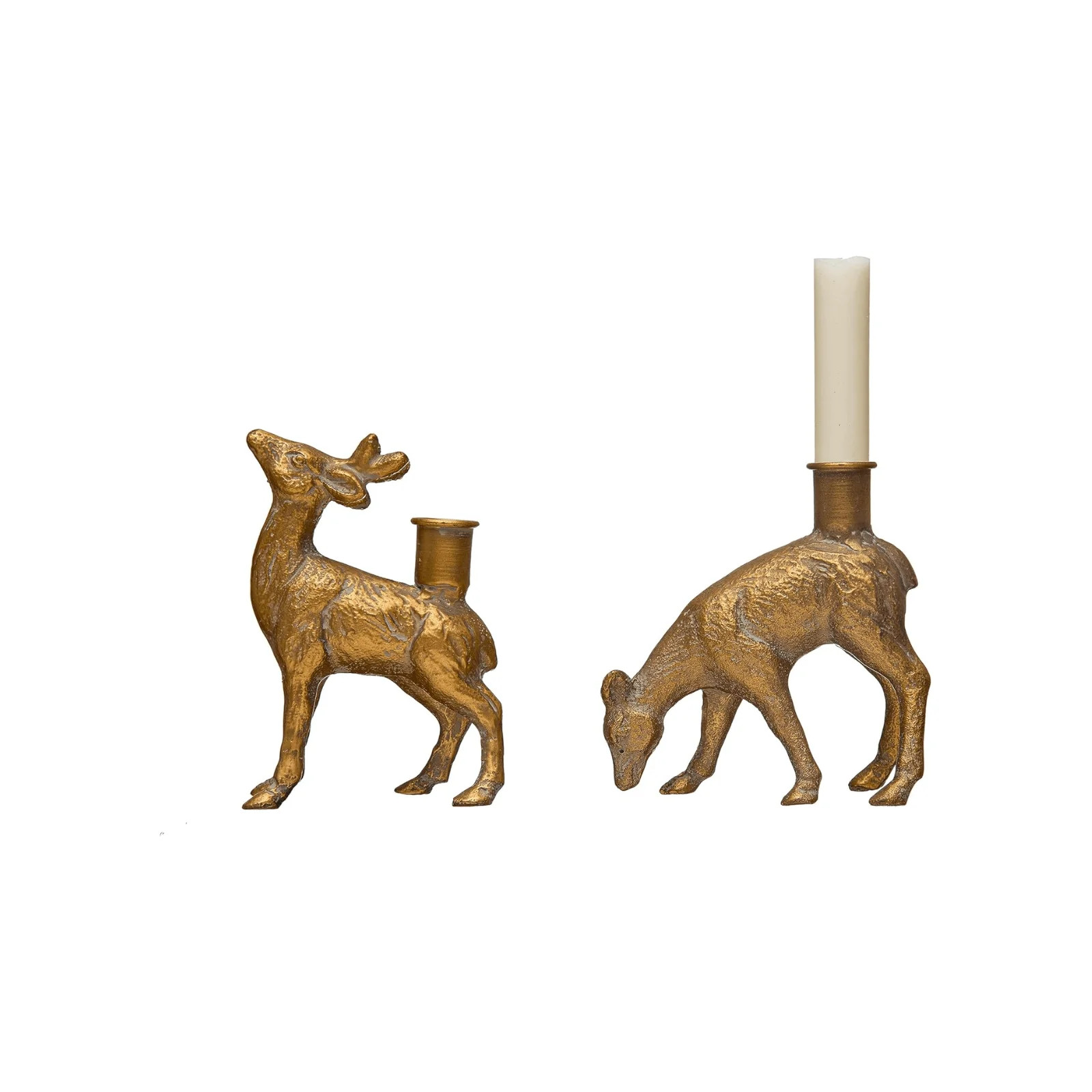Reindeer Candlestick Set | Brooke & Lou | Brooke and Lou