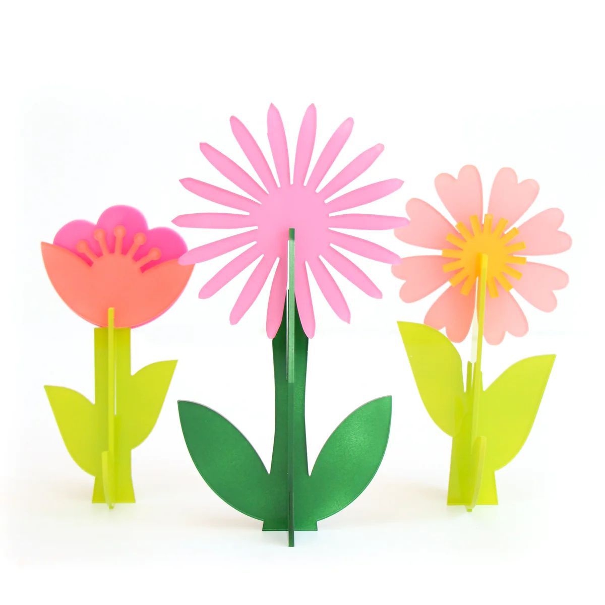 Acrylic Flowers (Set of 3) | Ellie and Piper