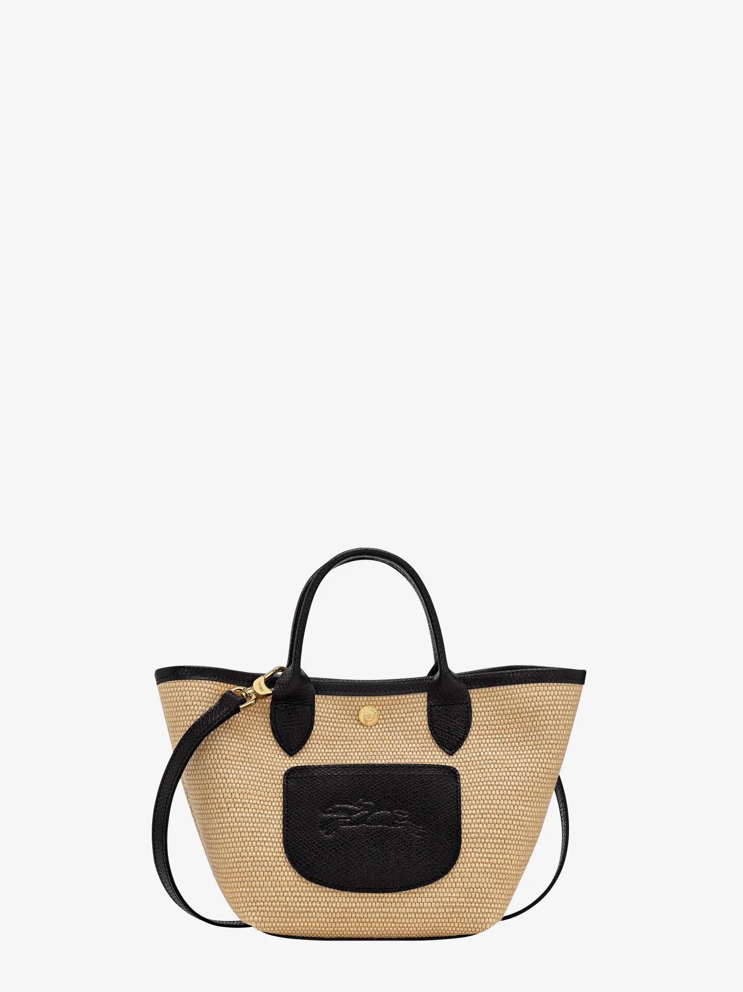 Le Panet Pliage XS raffia and leather crossbody bag - Longchamp Paris, UNI | Nugnes 1920