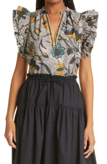 Elena Ruffle Top | Nordstrom