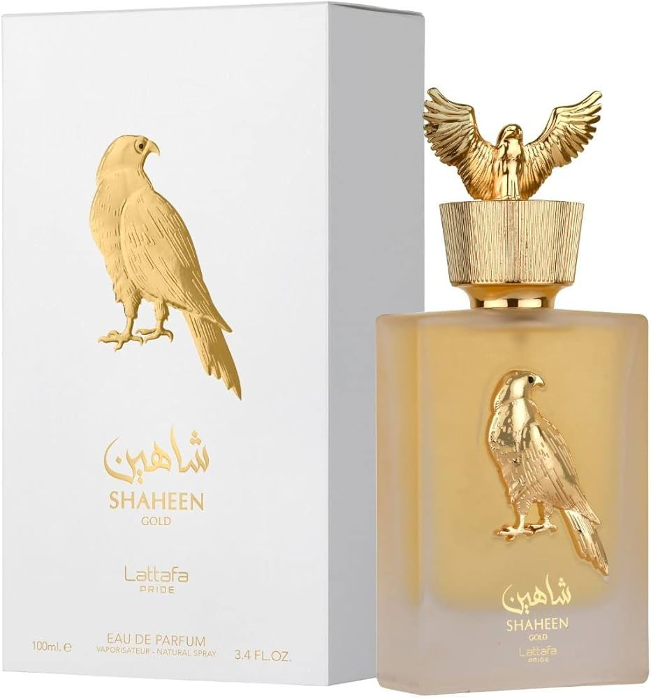 Lattafa Perfumes Shaheen Gold for Unisex Eau de Parfum Spray, 3.4 Ounce | Amazon (US)