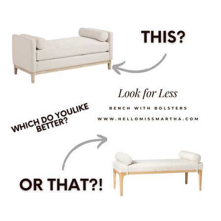 Loving neutral benches these days… which do you prefer?
#lookforless #dupe

#LTKhome #LTKfamily