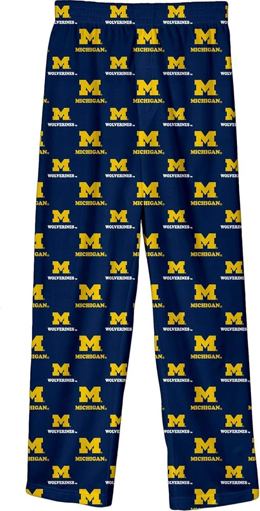 Michigan Wolverines Youth All Over Team Logo Pajama Pants | Amazon (US)