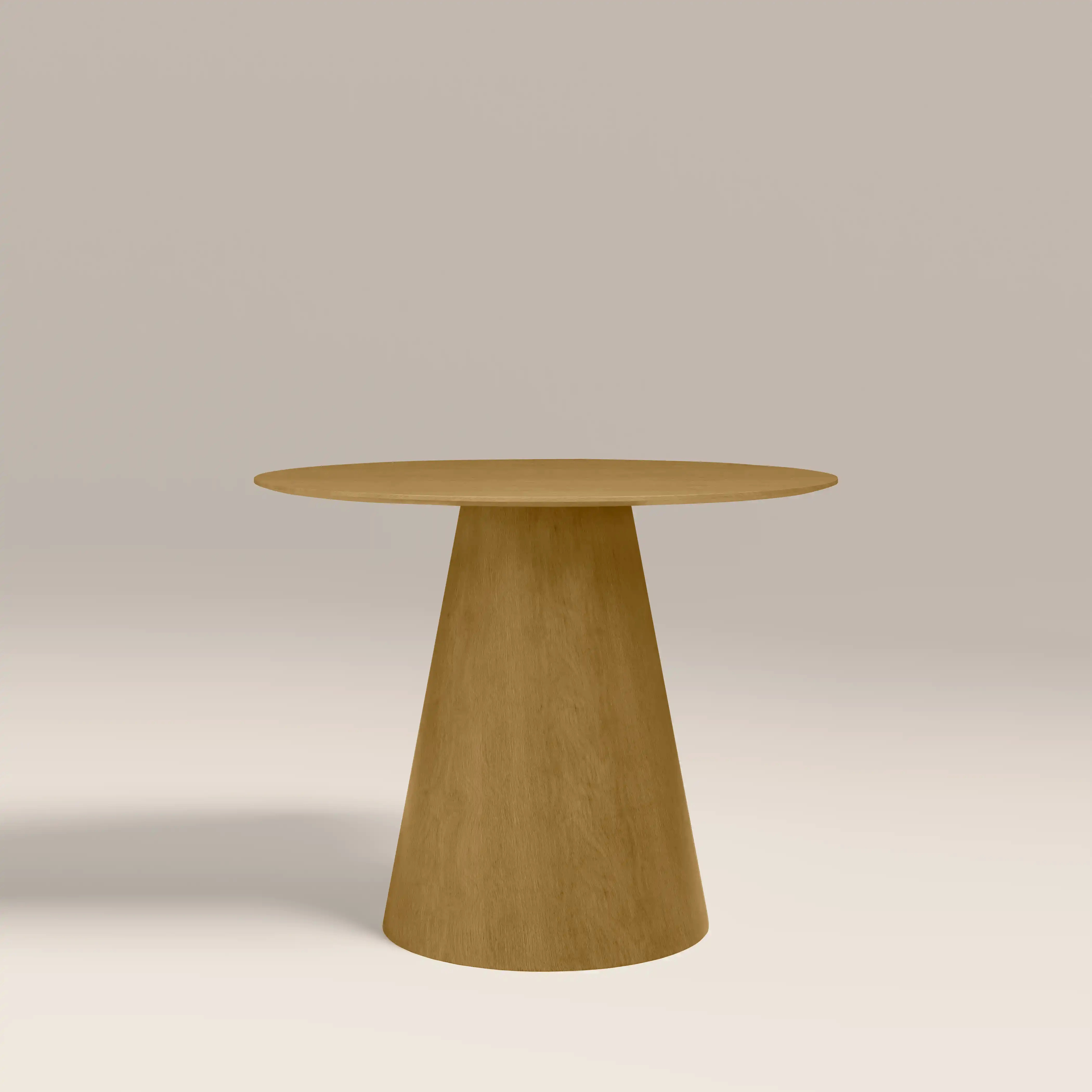 Finnley 4 Seat Round Wooden Dining Table | Oak | Cult Furniture UK