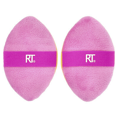 Real Techniques, Miracle 2-in-1 Powder Puff Duo, 2 Pack | iHerb