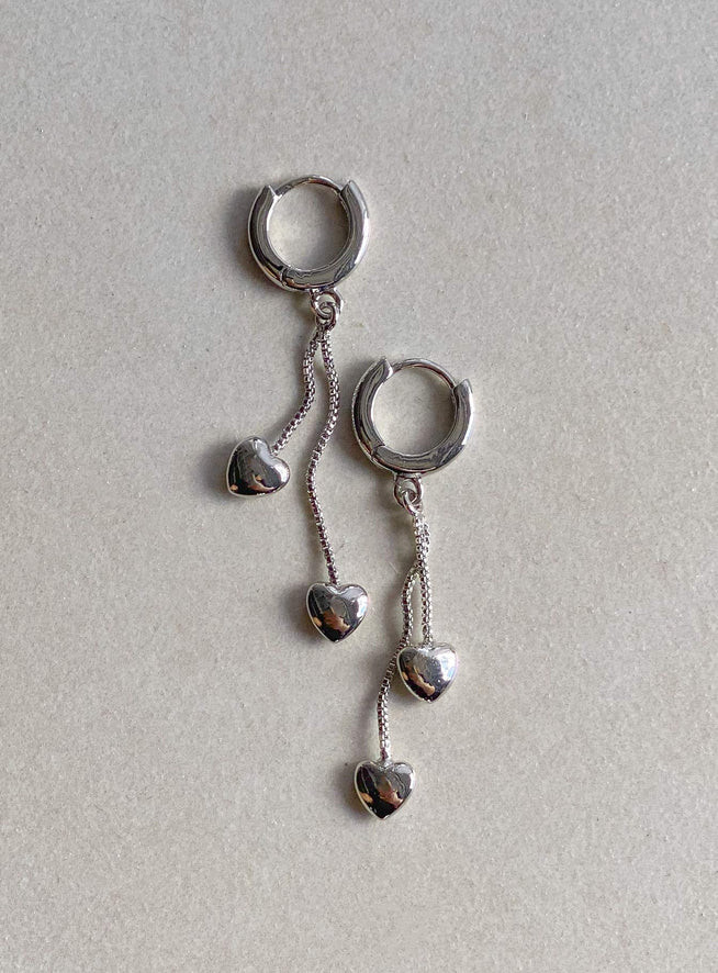 Voce Earrings Silver | Princess Polly US