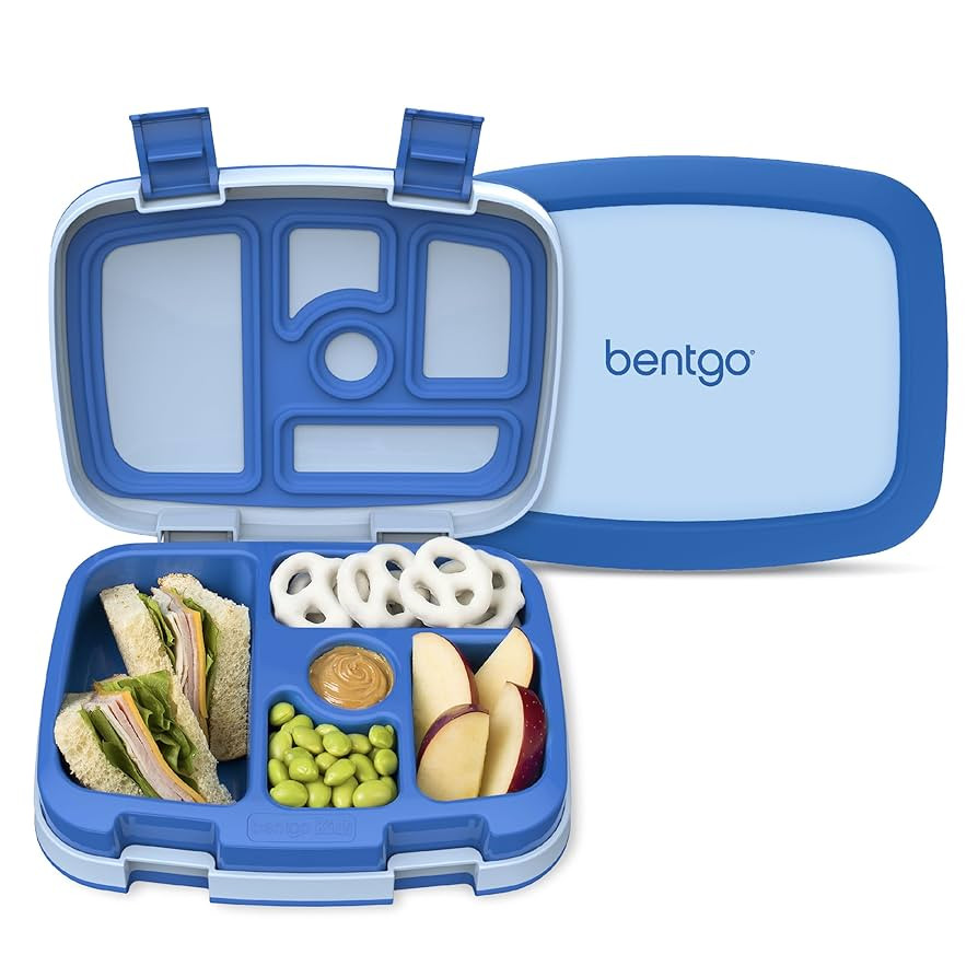 Bentgo Kids Bento-Style 5-Compartment Leak-Proof Lunch Box - Ideal Portion Sizes for Ages 3 to 7 ... | Amazon (US)